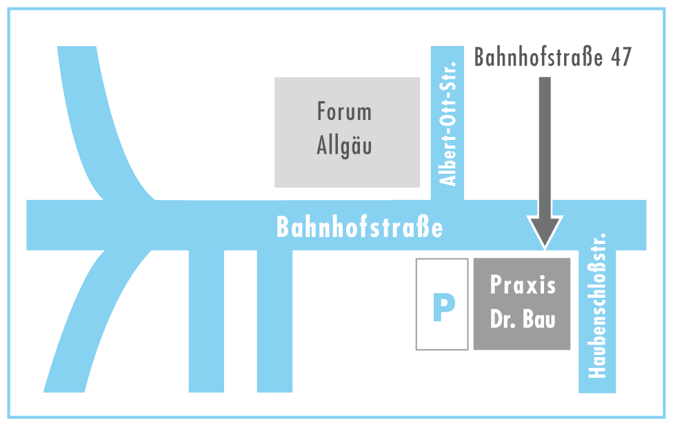 Stadtplan vom Zentrum